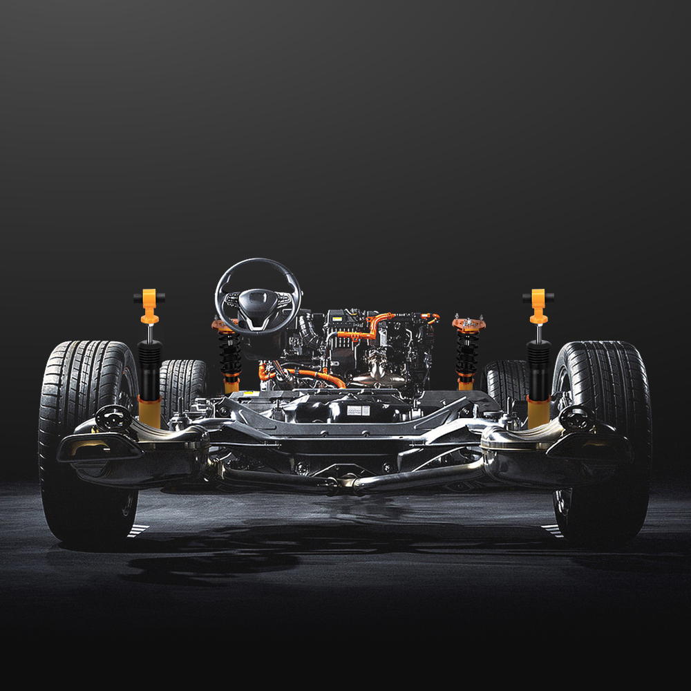 Adj Height Coilover Kits compatible for Nissan sentra coilovers B16 2007-2012 Shock Absorber Struts