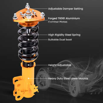 Compatible for Scion TC 2011-2016 AGT20 24 Ways Damper Adj. Shocks Coilover Suspension Kits  Lowering Kit