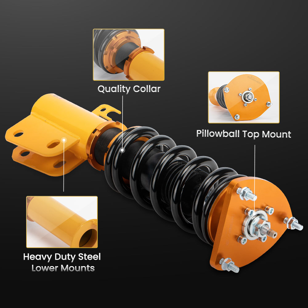 Compatible for Scion XB 2004-2006 Coilovers Strut Suspension Set 24 Ways Adjustable Damper  Lowering Kit
