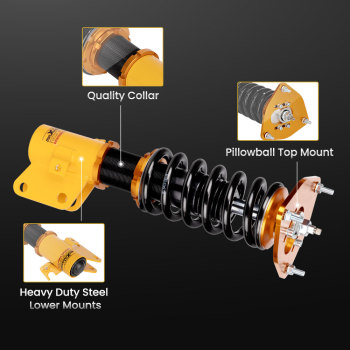 Adjustable Damping Coilover Kit compatible for SUBARU IMPREZA WRX 2000.08-2007.06 compatible for SAAB 9-2X 2005-2007  lowering kit