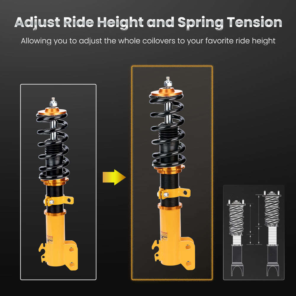 MaxpeedingrodsPerformance Coilovers Shock Strut Kit compatible for