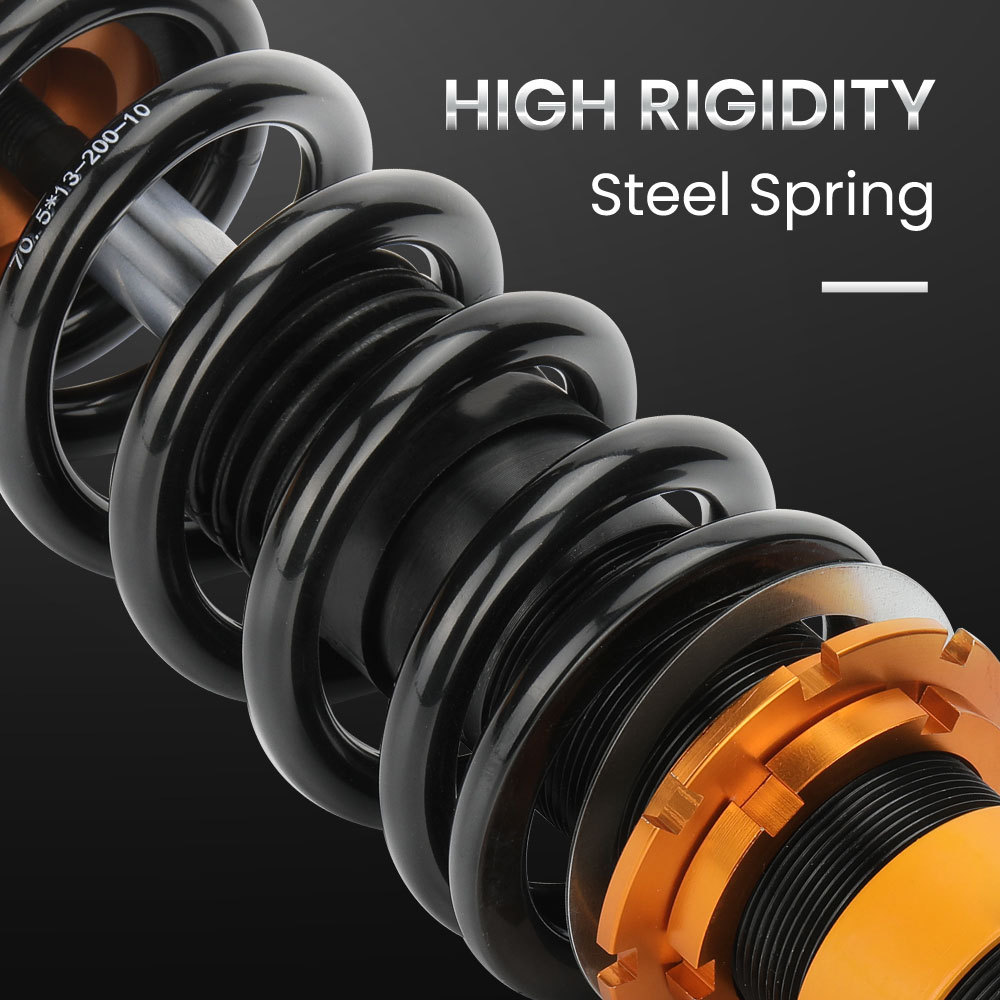 Coilovers Shock Strut Kit compatible for Toyota Yaris 13-14 Coil Over Suspension Adj Height