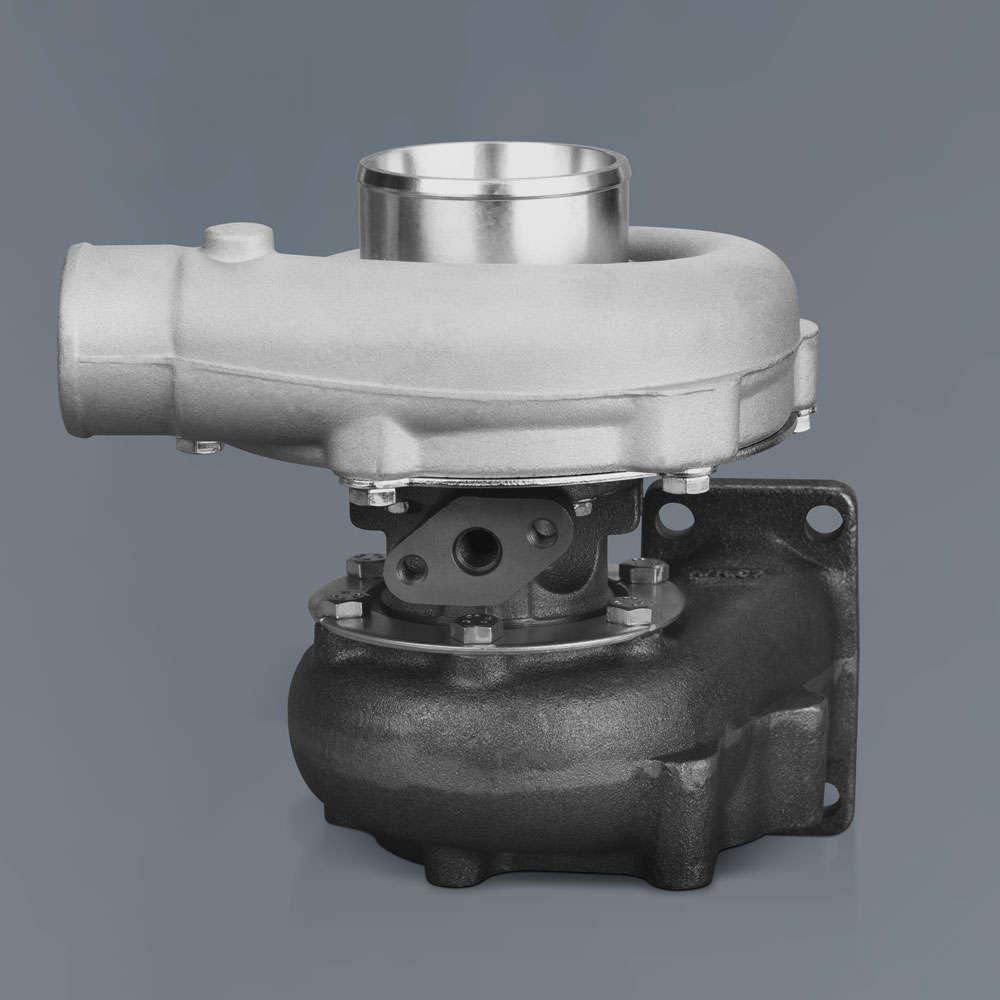 Turbocompressore universale T3 T4 T04E Turbo .57 Turbina raffreddata ad olio A / R Flangia a 5 bulloni per 1.5-2.5L 400HP