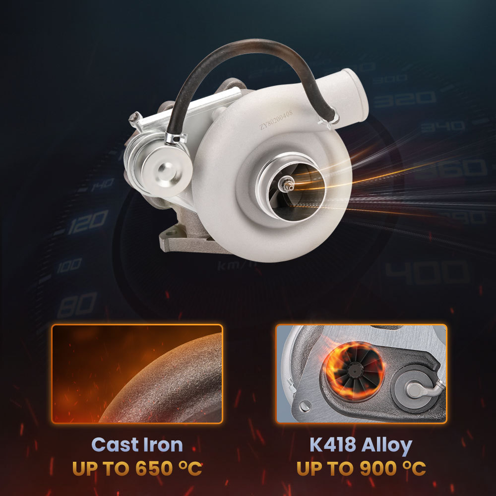 Turbocompresor mejorado compatible para Subaru Impreza STI TD05 20G EJ20 EJ25 2002-2006 7cm ^ 2