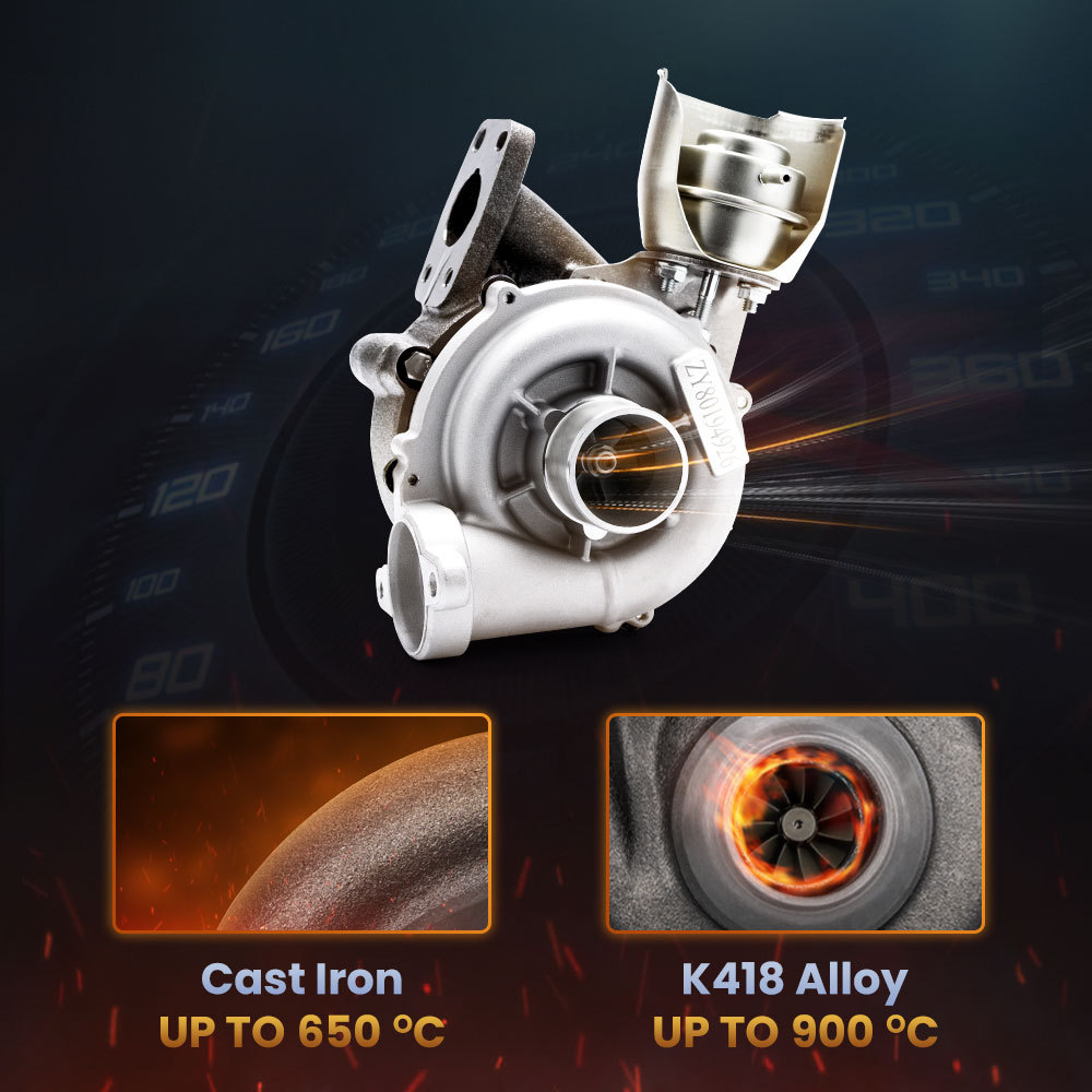 Turbo Turbocharger Turbolader Compatible for Ford Focus C-Max 1.6 TDCi 80 kW 109 PS DV6TED4 3M5Q-6K682-AE753420