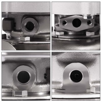  Turbo de course pour GT3071 GT3071R 0,63 A / R 0,82 A / R Refroidi à eau + huile roue de compresseur en aluminium Anti-surge