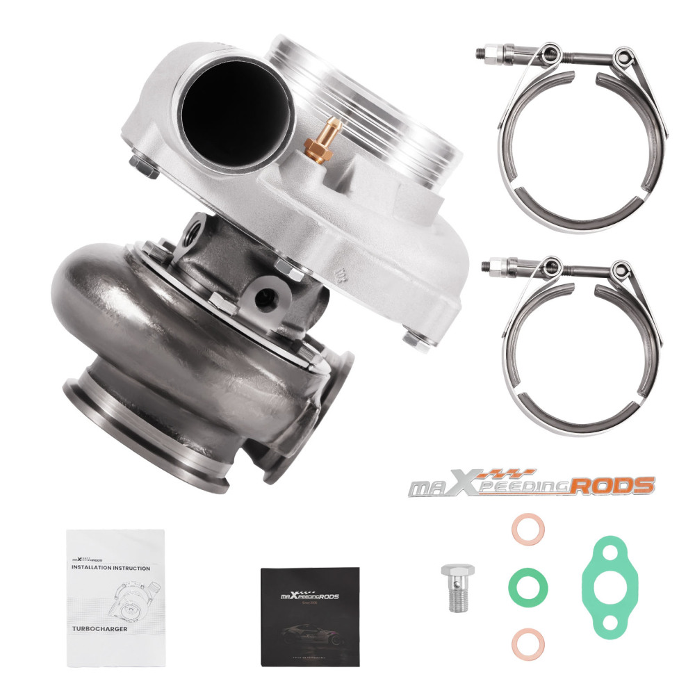  Turbo de course pour GT3071 GT3071R 0,63 A / R 0,82 A / R Refroidi à eau + huile roue de compresseur en aluminium Anti-surge