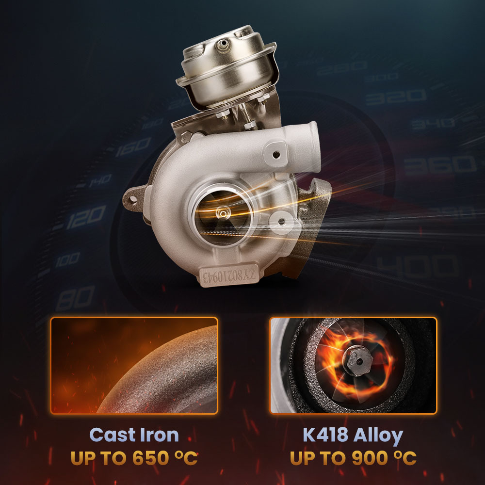 Turbocompresor compatible para Land Rover Freelander 2.0 Td4 82KW 2000- 708366-5003S 77814769