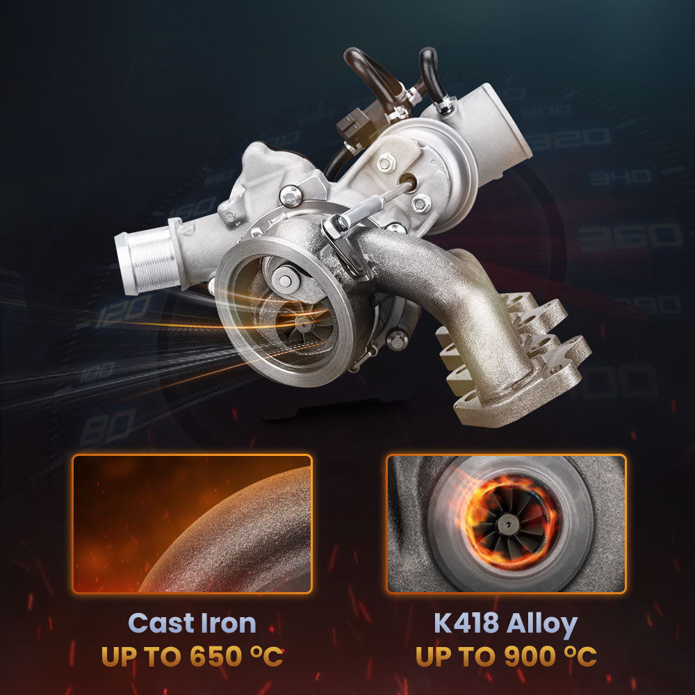 Turbocompresor 781504 compatible para Vauxhall Adam S 1.4 Turbo ECOTEC. 150 CV, 110 kW. JUNTAS