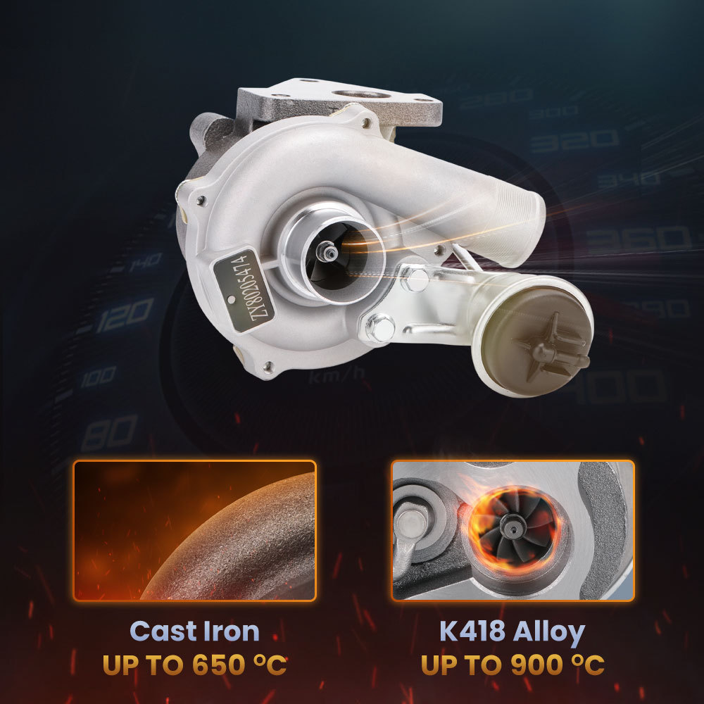 Turbo cCompatible compatible para Renault Clio II 1.5L dCi 48KW 65HP con motor K9K-700 2001-2005