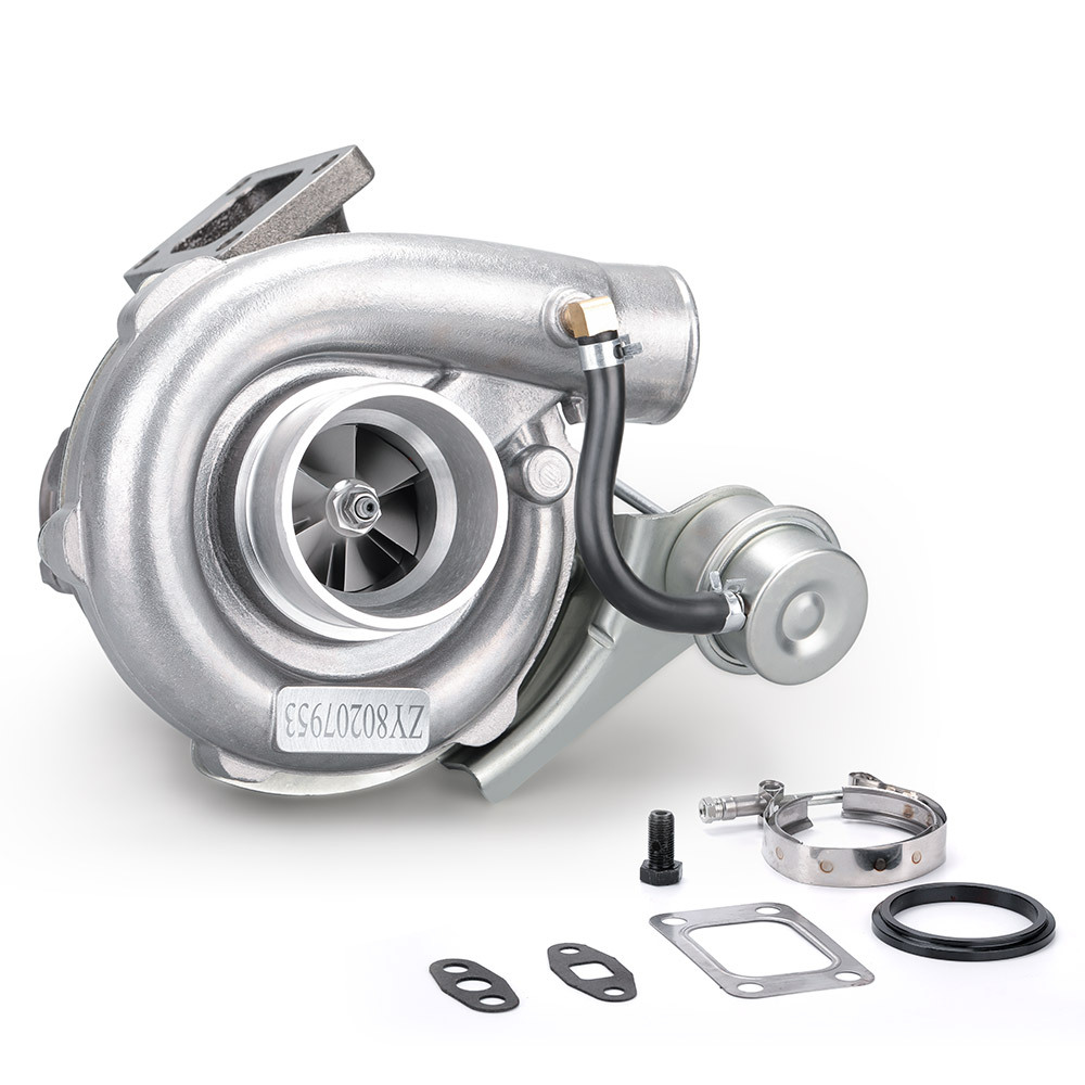 Turbocompresseur universel à bande en V hybride dhuile T3 T4 Turbo .63 A / R pour 4 6 cylindres tcd