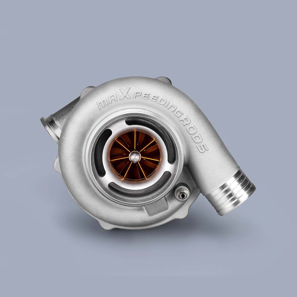 Para GT3037 Turbocompresor para GT3076R Racing para todos 6-8 cilindros 3.0L-5.0L Refrigerado por agua + aceite rueda de compresor de palanquilla