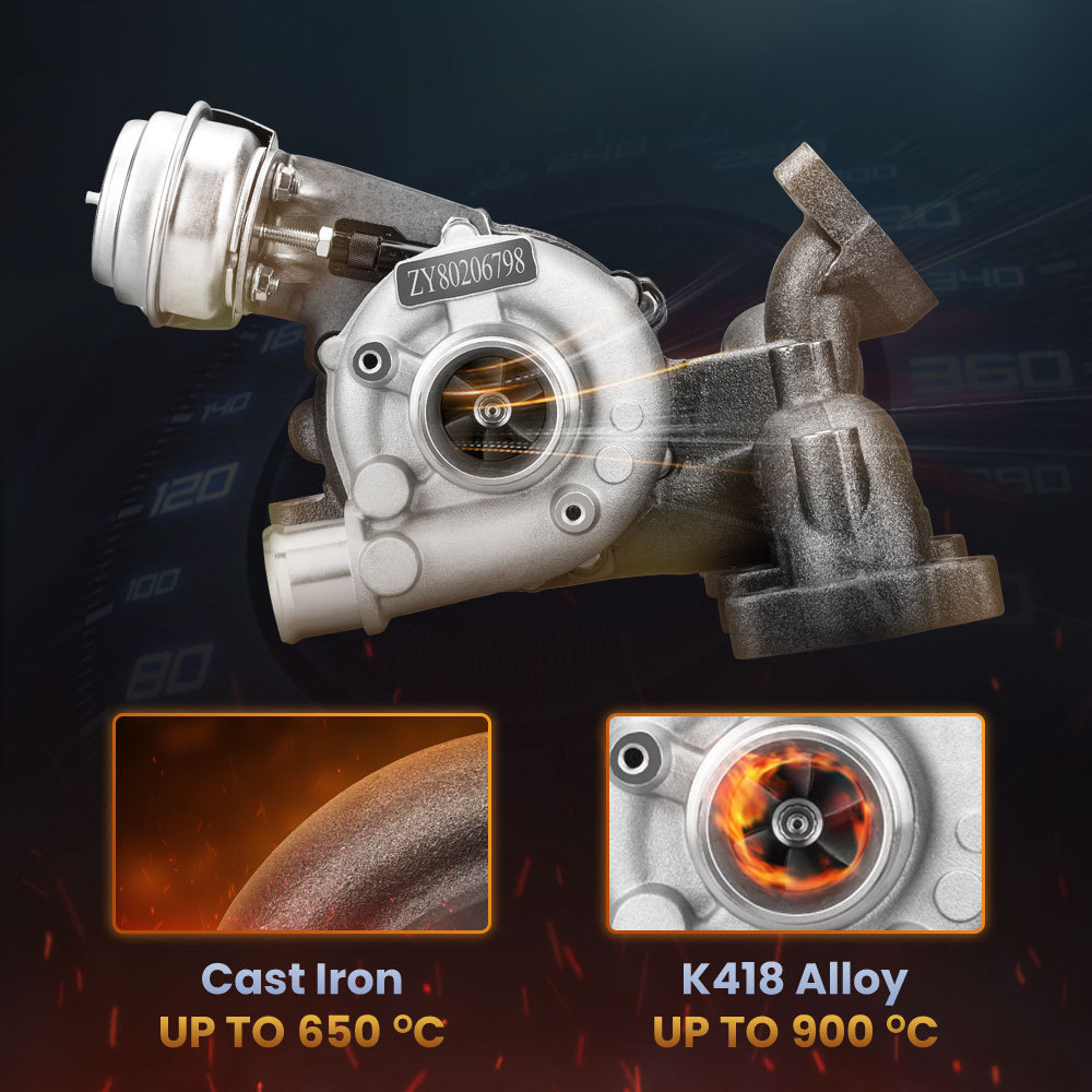 Turbocompresor compatible para VW Golf IV-1.9 TDI-115HP-85kw 454232 713673 713672 turbina