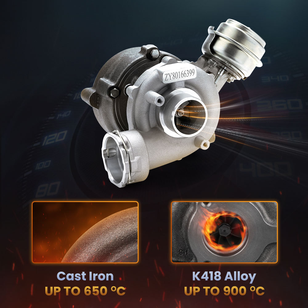 717858 038145702G Turbocompresor compatible para Volkswagen Audi Skoda 1.9 2.0 AWX AVF TDI Engine