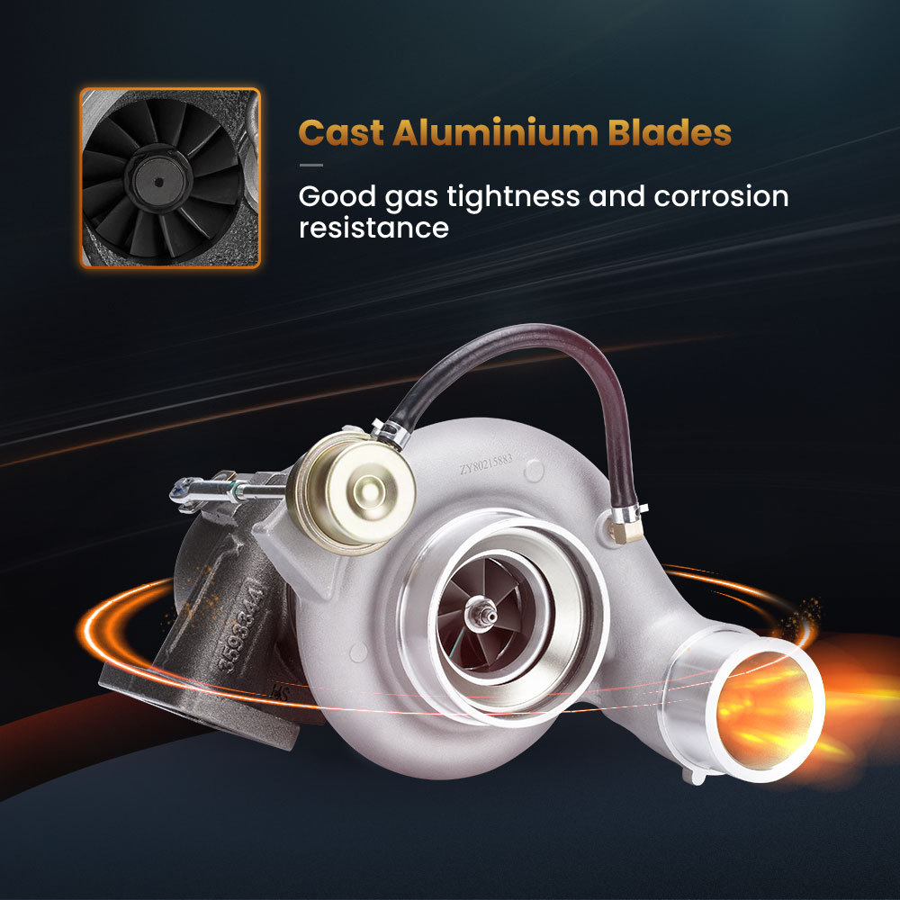 universal Turbo Cartucho A/R: 0.66 Compatible para Dodge RAM 2500/3500 5.9L 2003-2004 T3 Flange Turbocompresor