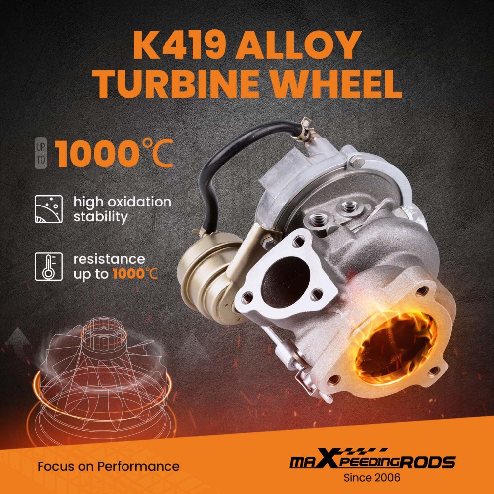 Street Turbocompresseur compatible pour AUDI a4 b5 b6 8e 8ec a6 c5 1.8 t 1.8t 1 roue de compresseur billet