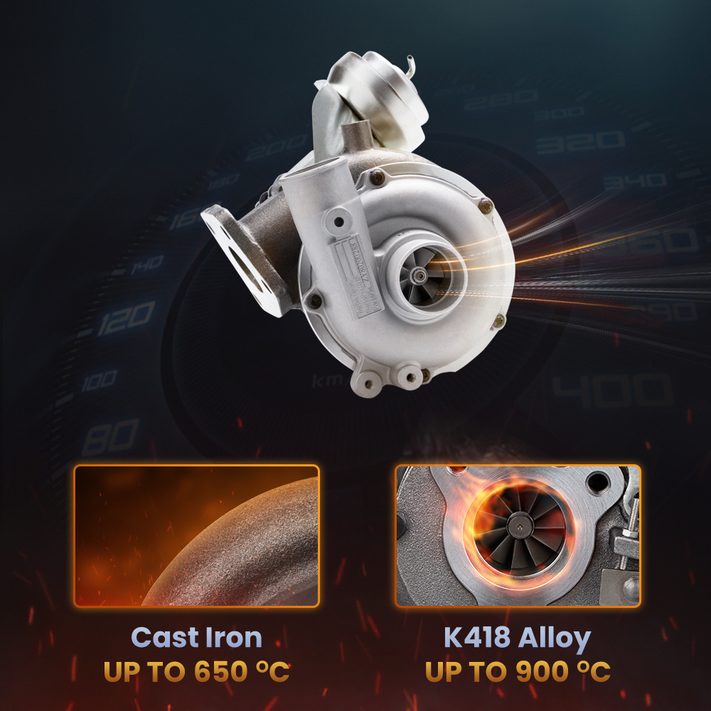 Compatible para MAZDA 6 Citd MPV 2.0 di 121 cv 136 CV RHF4V Turbocompresor VDA10019 VJ32 Turbo