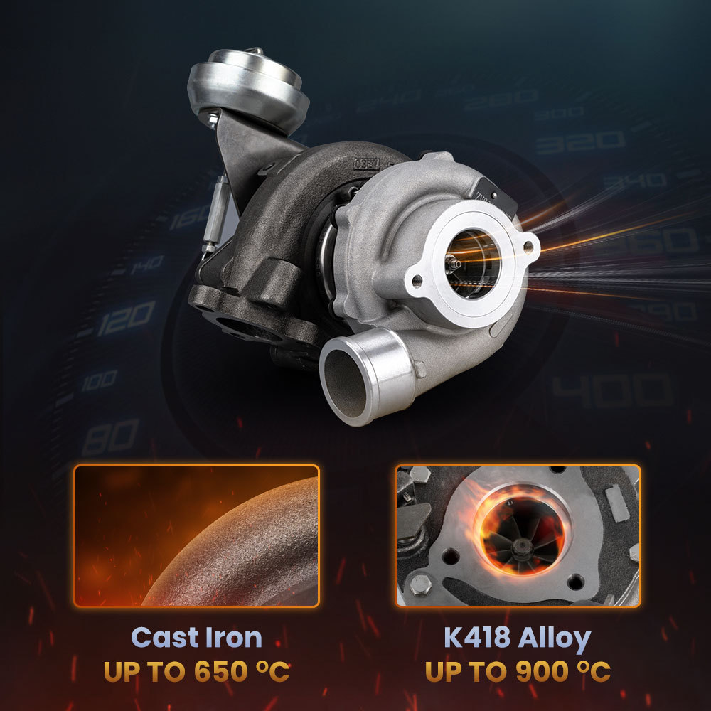 Turbocompresor compatible para Toyota RAV4 2.2 d-4d 2ad-fhv 130 kw 177 CV 17201-26031 vb16