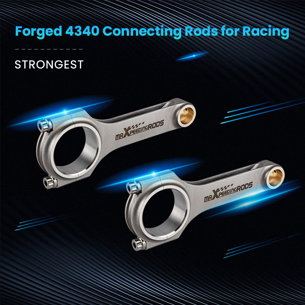 Compatible for Fiat 500 2 Cylinder H-Beam Connecting Rods High Performance Conrods