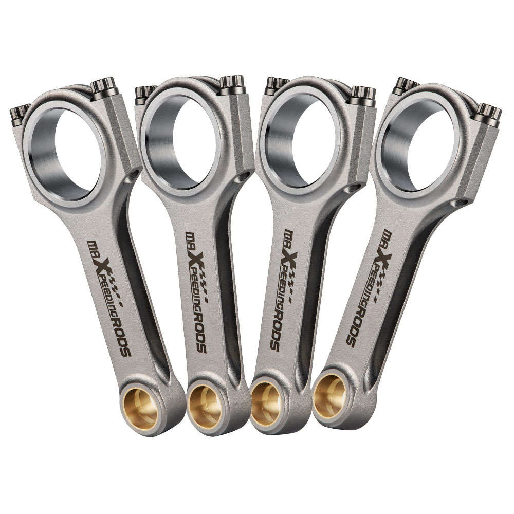 4 Pieces Conrods Bielle compatible for Fiat Punto GT 1.4 1.6L Turbo 128.5mm Connecting Rods  