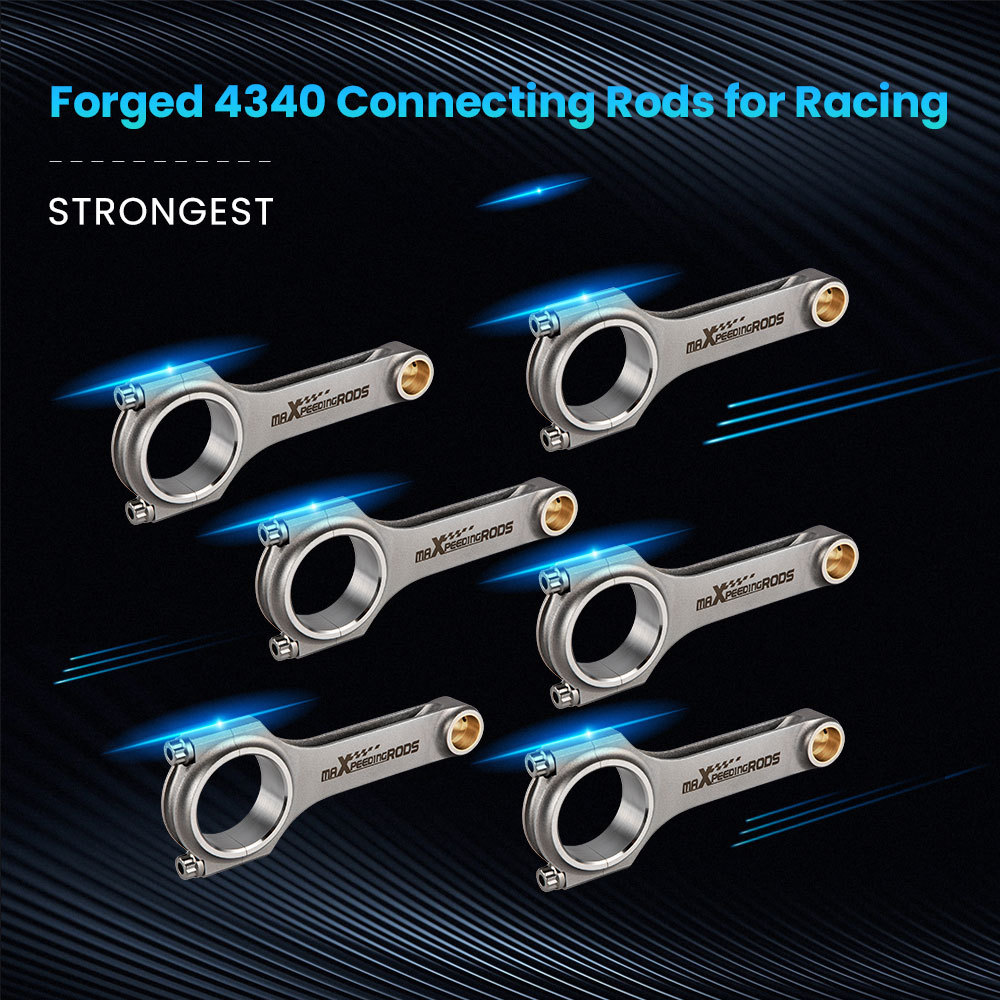 Connecting Rod compatible for Alfa Romeo GTV6 75 2.5 3.0 V6 Con Rod ARP 2000 conrods