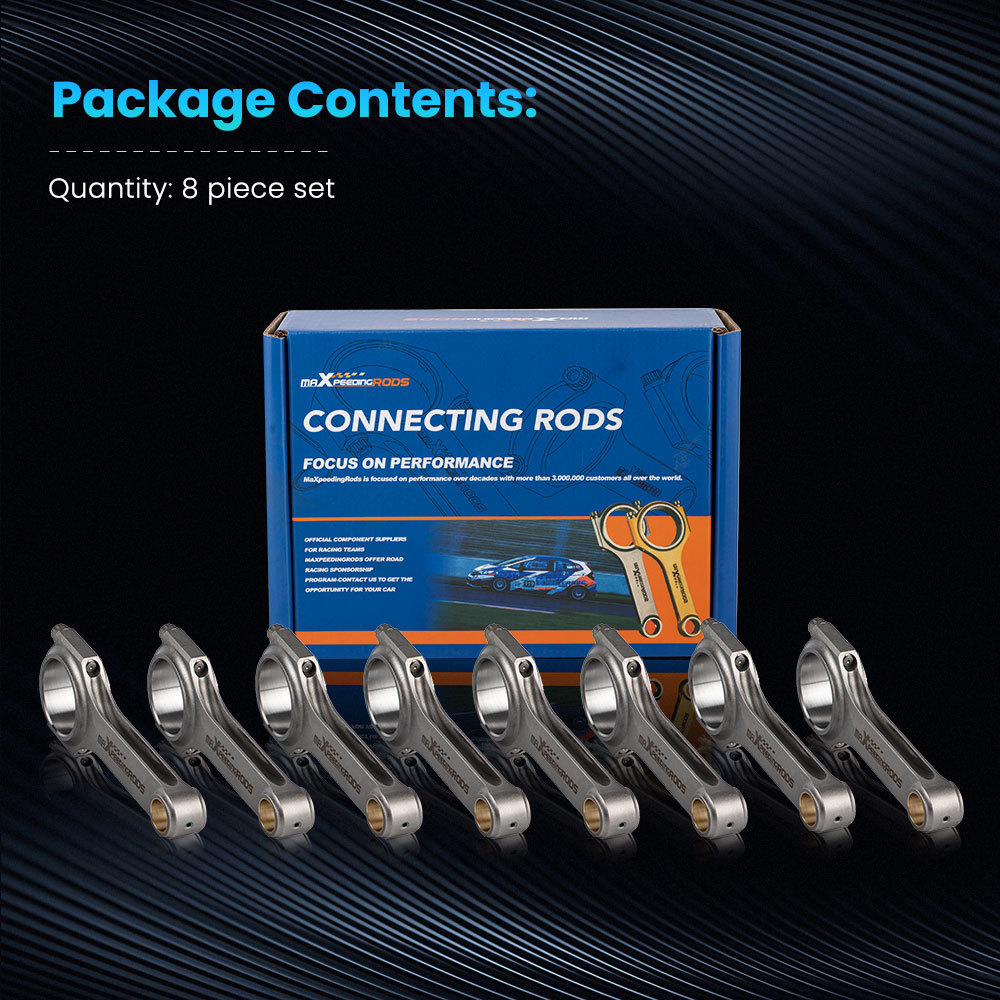 Connecting Rods compatible for BMW M60 B40 4.0L M62 4.4L ConRod Conrods ARP Bolt