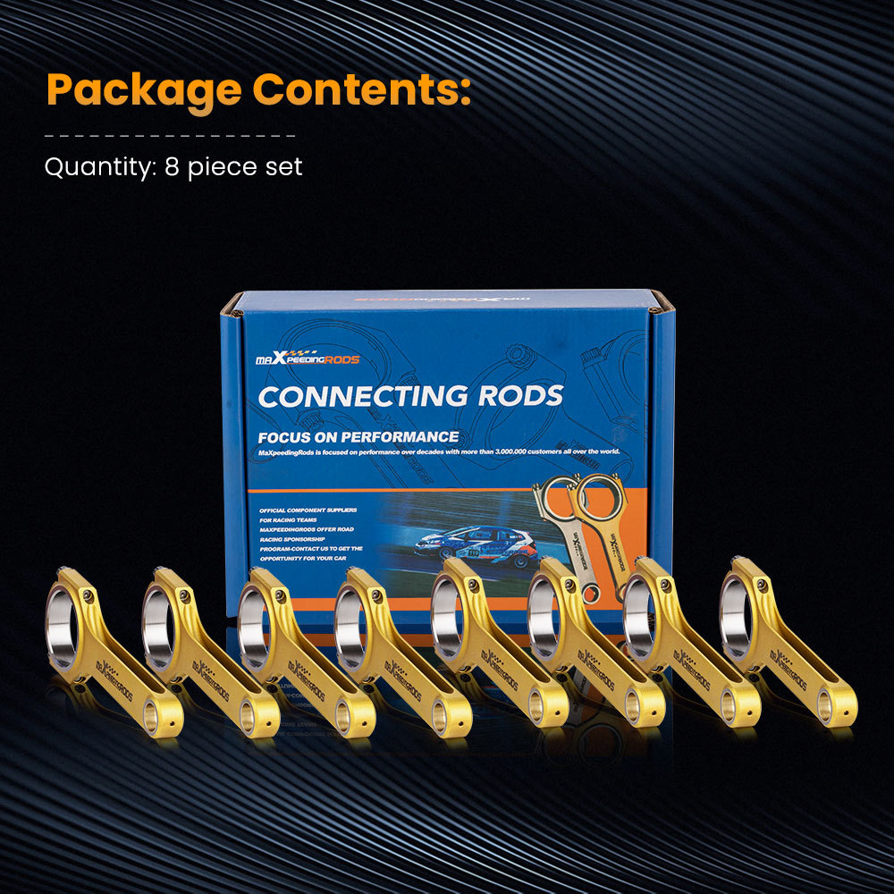 Compatible for Lexus RC RC-F GS-F L10 LC 500 5.0 L 2UR-GSE compatible for V8 ARP2000 4340 Connecting Rods