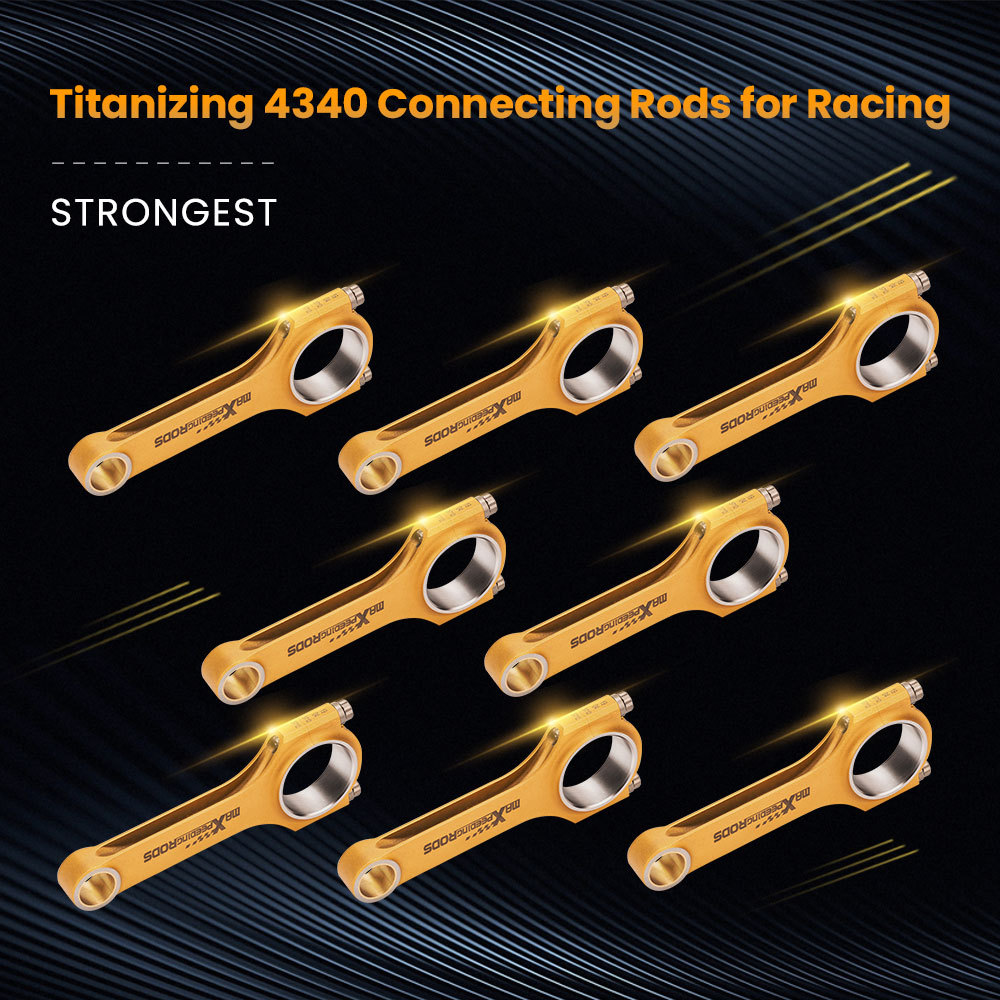 Compatible for Lexus RC RC-F GS-F L10 LC 500 5.0 L 2UR-GSE compatible for V8 ARP2000 4340 Connecting Rods