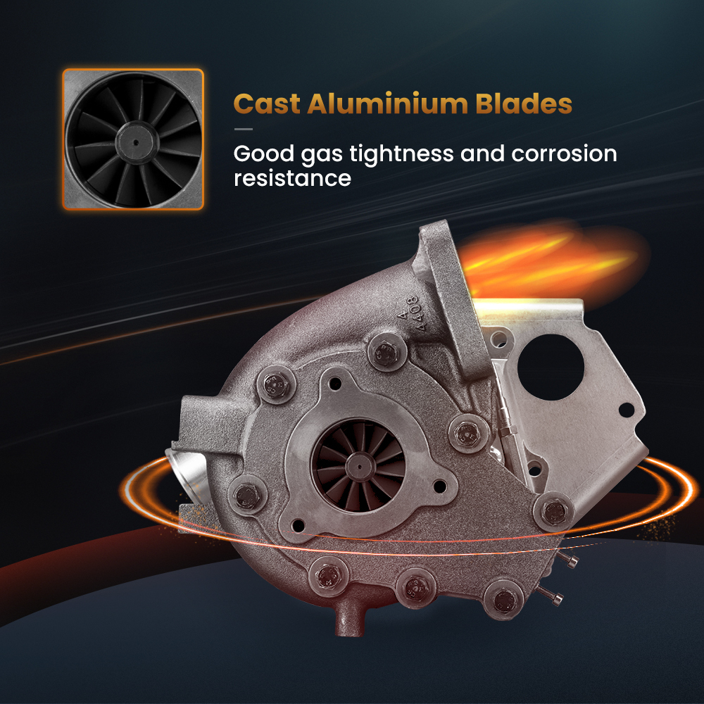 Turbocompresor compatible para Isuzu Elf compatible para GMC W 5.2L 4HK1 VDA40016 8980277725