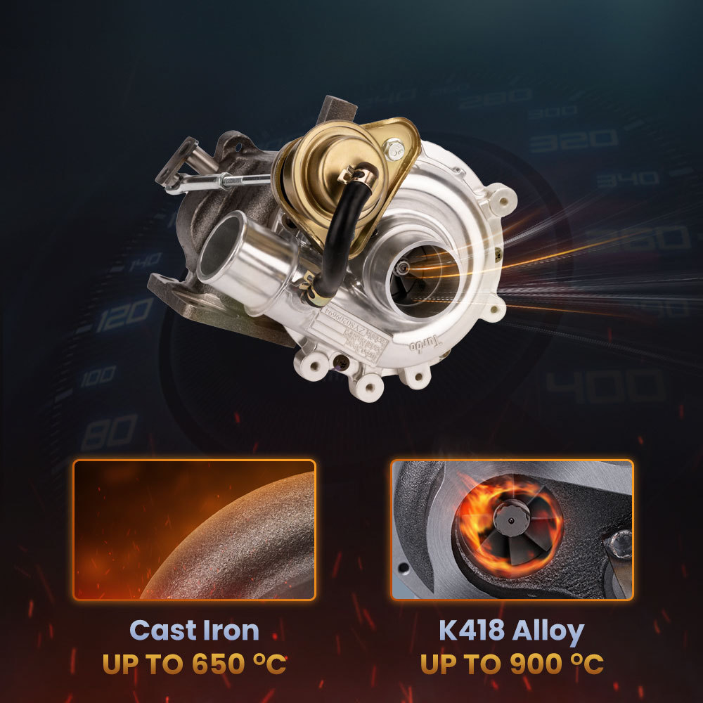 Turbocharger compatible para Ford Ranger 2.5 TD 80 kw 109 CV RHF5 Turbo VA430013 Nuevo