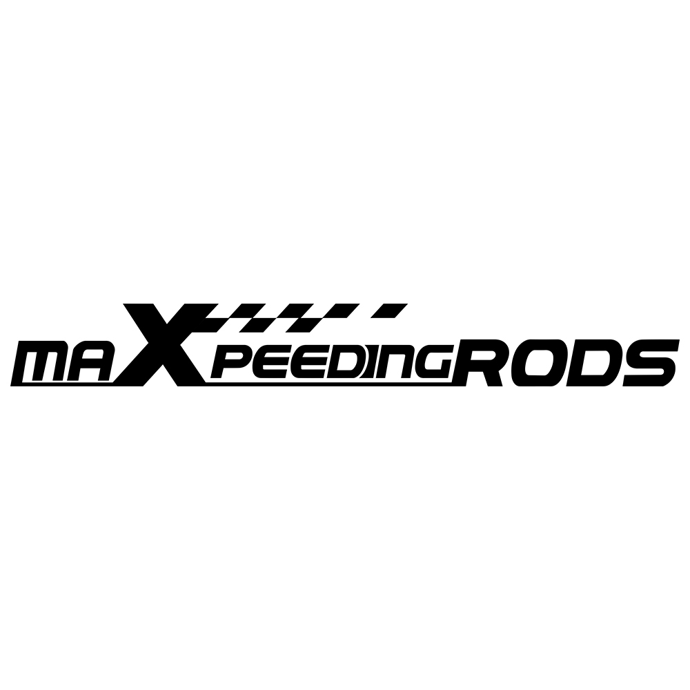 Maxpeedingrods logotipo de la etiqueta engomada del coche blanco Maxpeedingrods logotipo de la etiqueta engomada del coche blanco