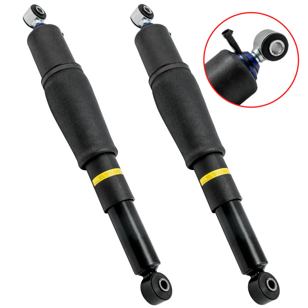 Rear Air Ride Suspension Shocks Pair compatible for Chevrolet GMC Cadillac Escalade 2002-14