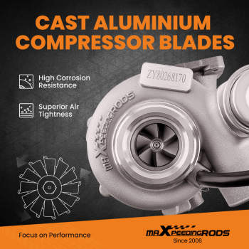 Turbocharger compatible for SAAB 9-3 9-5 2.0L 2.3L B205E B235E 452204 Turbo Turbolader