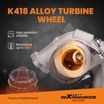 Turbocharger Compatible for CitroenC 3 1.6 Hdi1.6L DV6B DV6ATED4 2005- Compatible for Ford/Peugeot/Volvo/Fiat