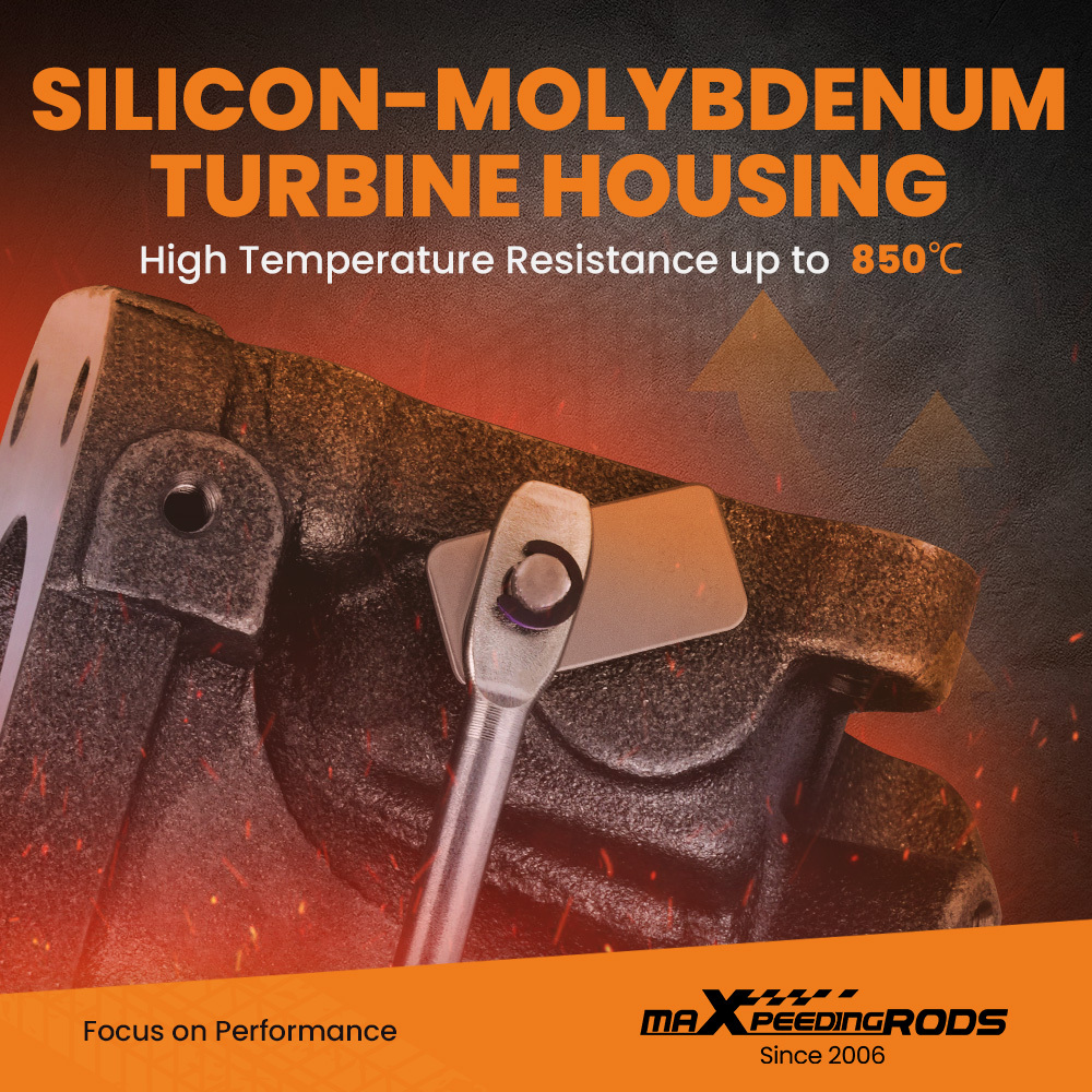 Street Performance Turbocharger Compatible pour Mazda CX-7 vitesse 3 vitesse 6 2.3L avec moteur MZR DISI 2.3 Turbo L3-VDT roue de compresseur billet