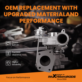 Turbocompresor Street Performance Compatible para Mazda CX-7 velocidad 3 velocidad 6 2.3L con motor MZR DISI 2.3 Turbo L3-VDT rueda de compresor de palanquilla