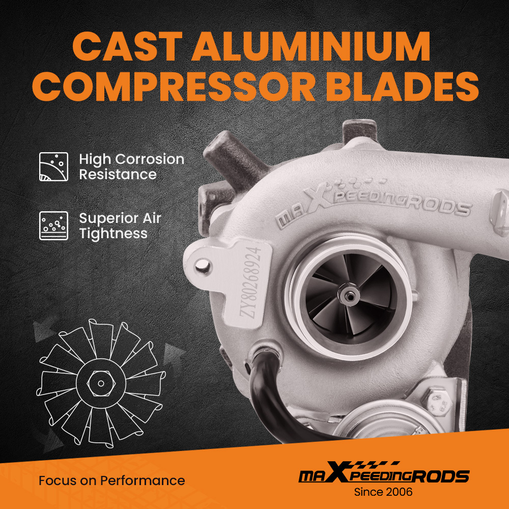 Turbo Turbocharger compatible pour Mazda CX-7 CX7 2.3L Turbocharged K04 MZR DISI K0422-582