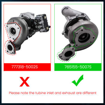 Billet Compressor Wheel Upgrade Turbo Turbocharger Compatible for Mercedes M-Class 280 CDI (W164) OM642 2005-2009