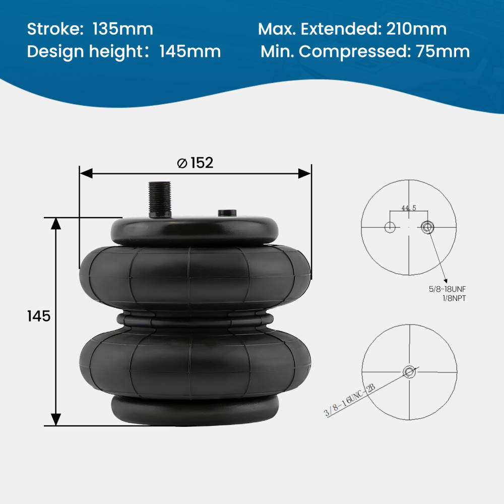 Rear Air Helper Spring Suspension Kit for compatible for Toyota