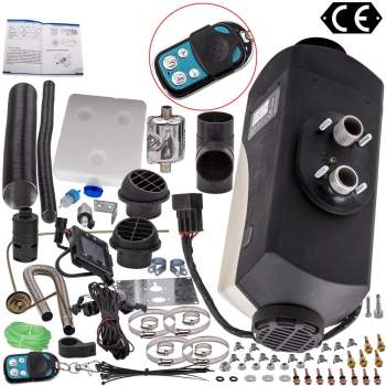 12V 2KW Diesel Air Heater Tank Vent MotorHomes for Car Caravan Trucks LCD Warm