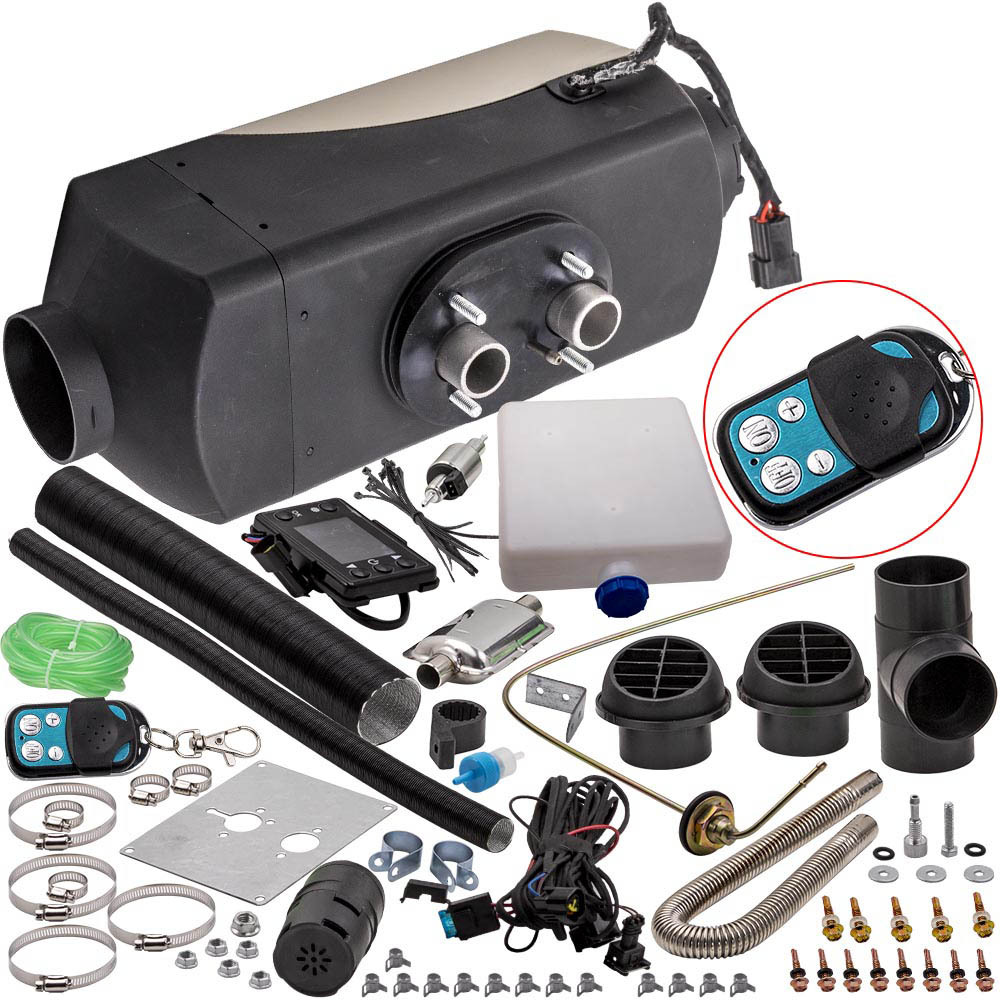 Chauffage de stationnement à air diesel 12V 2KW 2 Vent （Tout en un） pour chariot élévateur de bus de camions de voitures
