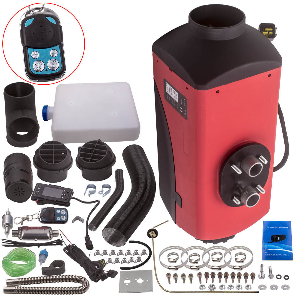 12V 5KW Chauffage à air diesel 2KW ~ 5KW Télécommande LCD Caravane Camping-car Camions