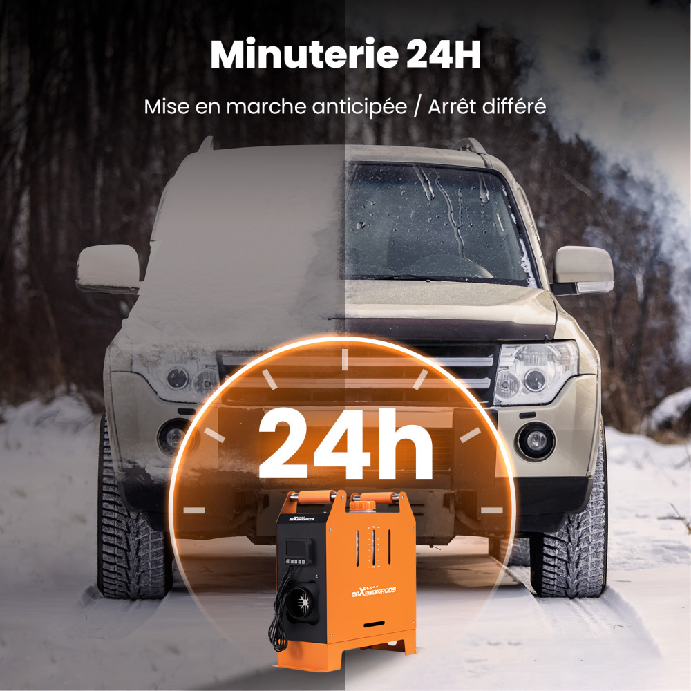 Chauffe-air diesel de 1-5KW avec commande mobile pour camping-cars, pour caravanes, pour remorques de voyage
