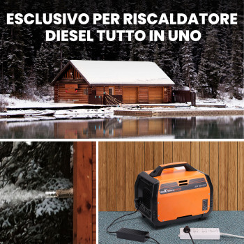 Adattatore di alimentazione Solo per riscaldatore diesel All-in-one 12V-15V