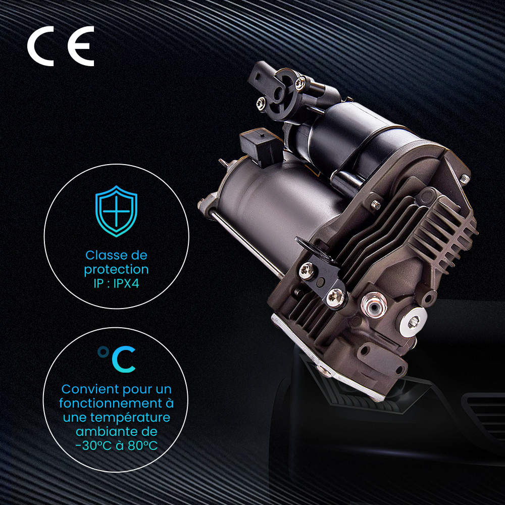 Air Suspension Compressor Pump compatible pour Mercedes Benz Classe R W251 A2513202704