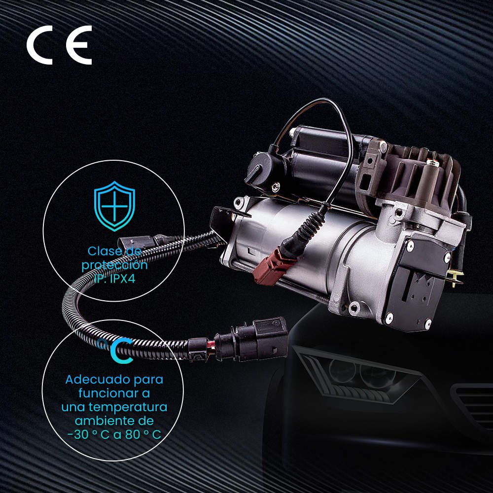 4E0616007B Compresor de Suspensión de Aire Bomba compatible para Audi A8 4E 2.8 3.0 3.2 3.7