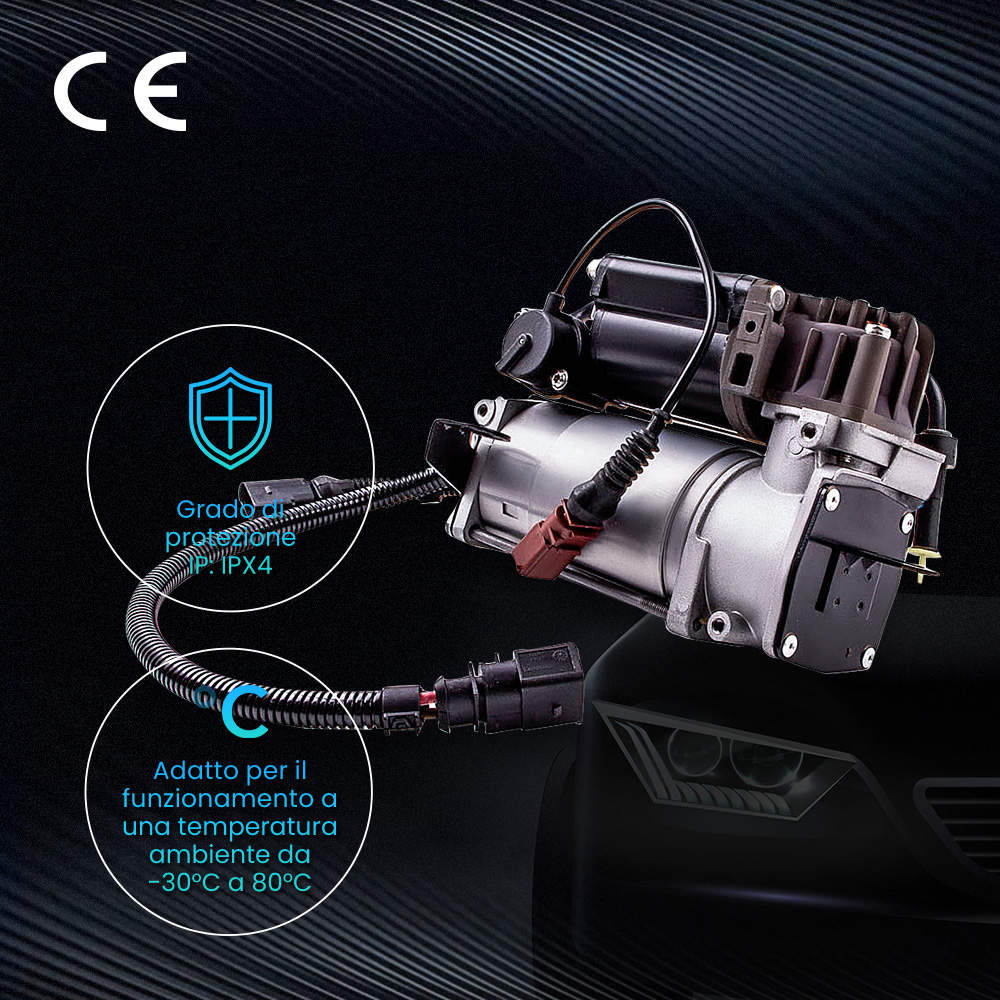 Compressore Sospensioni Pneumatiche compatibile per Audi A8/S8 Quattro D3 4E A8 D3 4E Pumpa