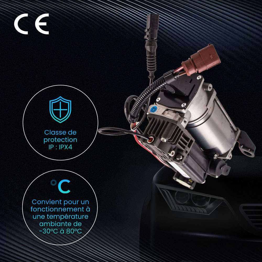 Compresseur Suspension Pneumatique régulation 4F0616005d compatible pour Audi a6 4 F c6 new
