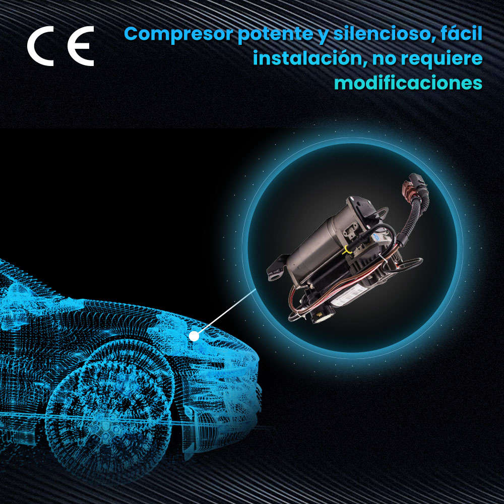 4F0616005 compatible para Audi A6 Avant C6 4F Compresor de suspensión de aire bomba+Relé