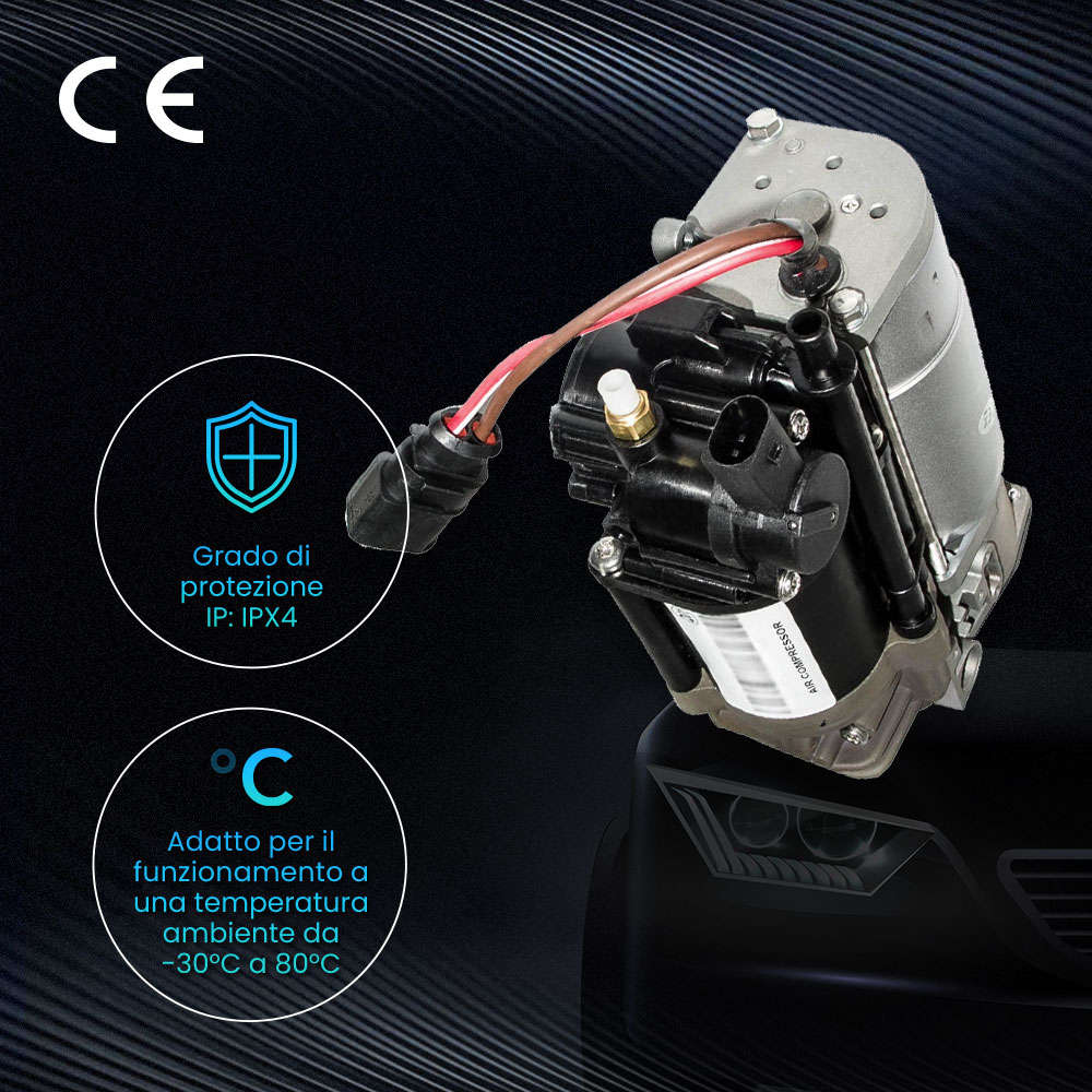 Compressore Sospensioni Pneumatiche compatibile per Audi A6 A7 A8 S6 S7 S8 C7 4H0616005A